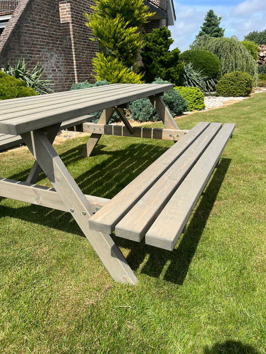 Picknicktafel DeLuxe | Antraciet | 180cm
