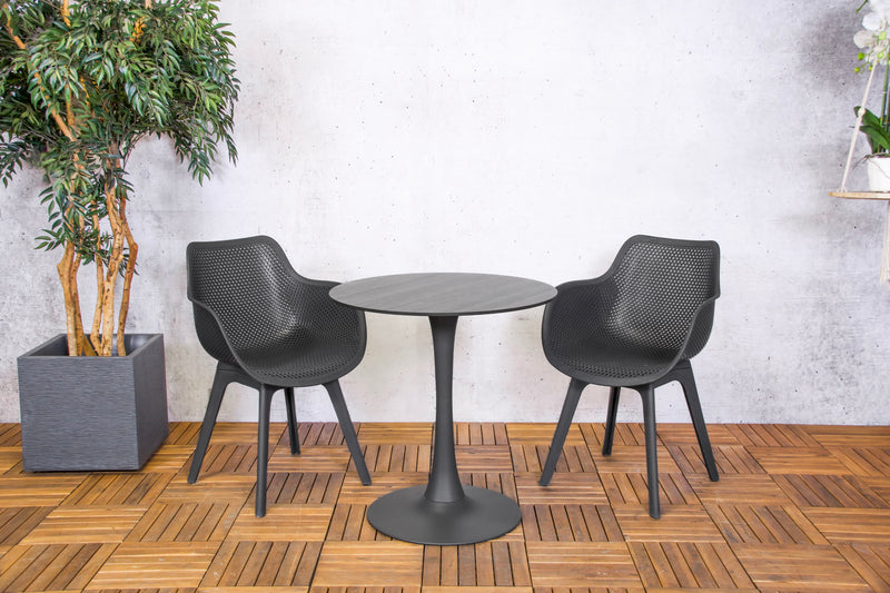 Jamy HPL table Ø70cm anthracite