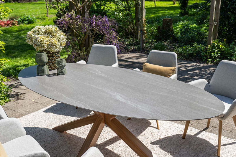 Tuintafel Scotland | 230x115cm | Centostone/Aluminium