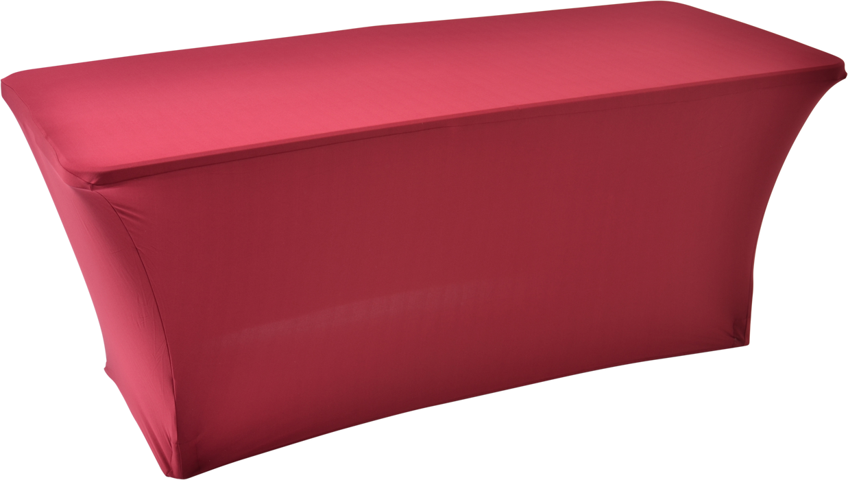 Easyfit buffettafelrok, stretch, bordeaux 180x76cm