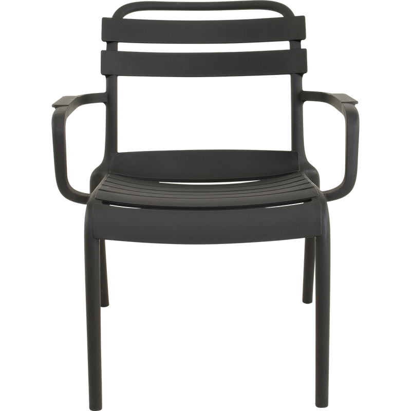 Loungestoel Torvi zwart