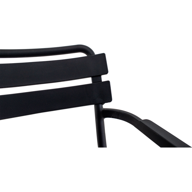 Loungestoel Torvi zwart