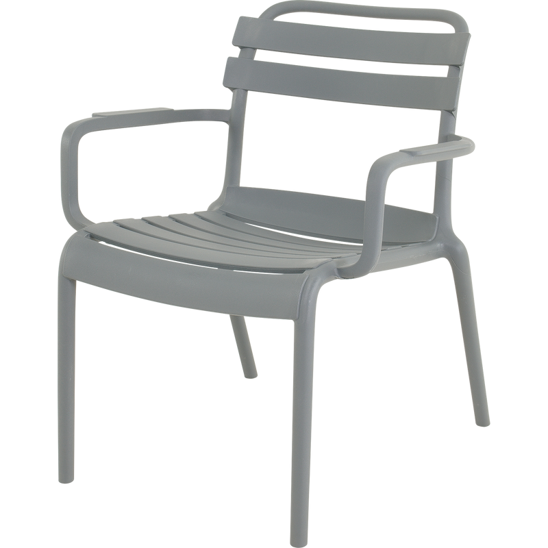 Loungestoel Torvi grijs