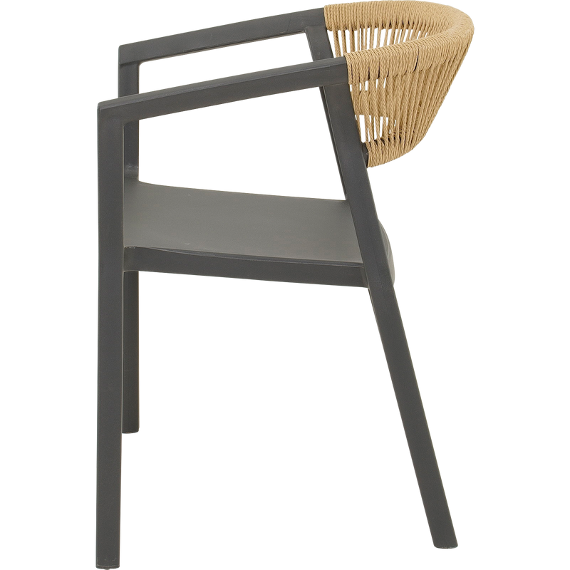 Stapelstoel Terrasa antraciet