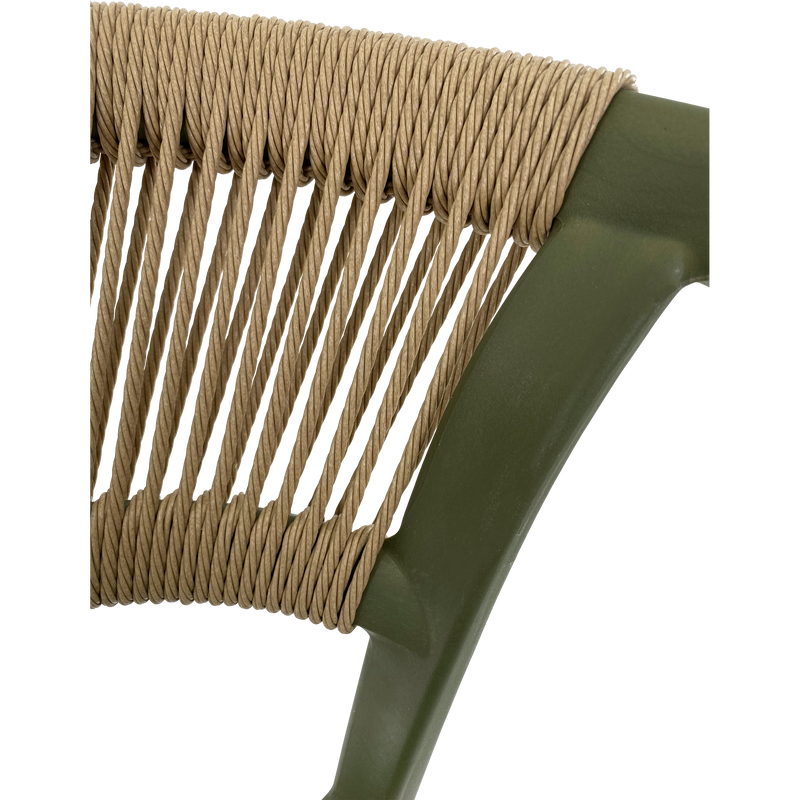 Stapelstoel Terrasa groen