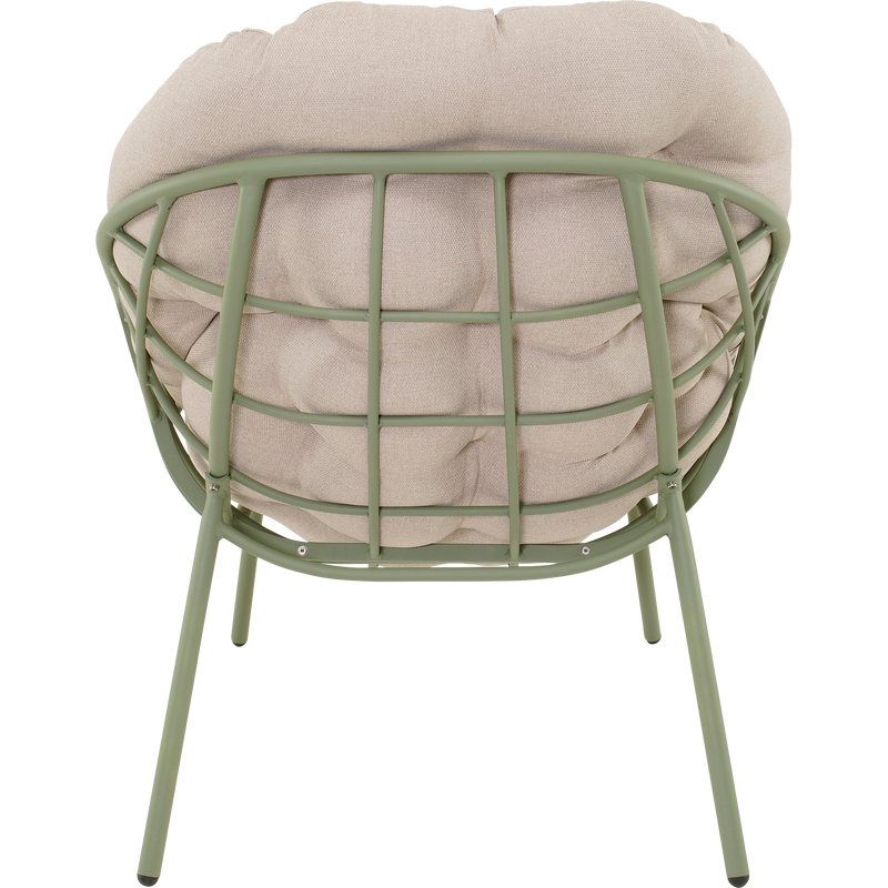 Relaxstoel Cozy aluminium beige