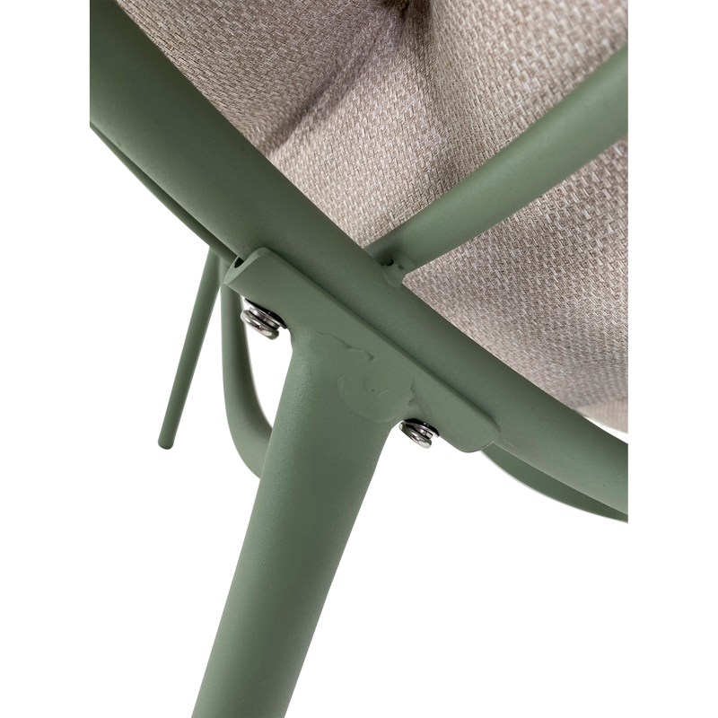 Relaxstoel Cozy aluminium beige