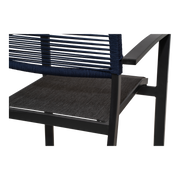 Stapelstoel Vitolini Rope blauw