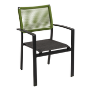 Stapelstoel Vitolini Rope groen