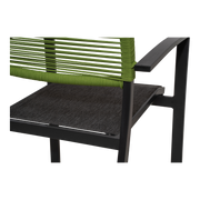 Stapelstoel Vitolini Rope groen