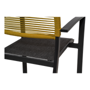 Stapelstoel Vitolini Rope geel