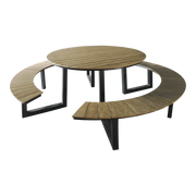 Picknickset Arezzo rond