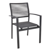 Stapelstoel Vitolini Rope grijs