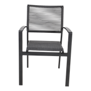 Stapelstoel Vitolini Rope grijs