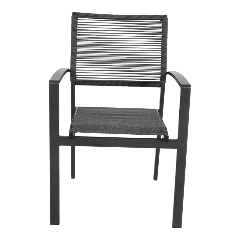 Stapelstoel Vitolini Rope grijs