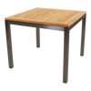 Tafel Marmaris RVS 90x90cm