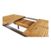 Uittrektafel Marmaris RVS 152/210x90cm