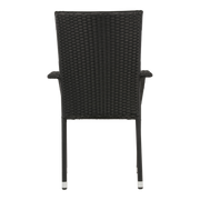Stapelstoel Corona zwart