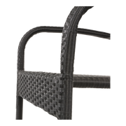 Stapelstoel Corona zwart