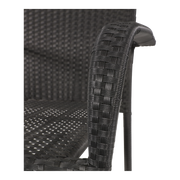 Stapelstoel Corona zwart