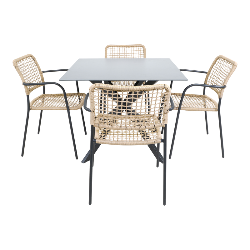 Tafel Crest 90x90cm