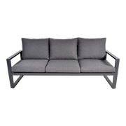 Loungebank Pina Colada Negro 209x80cm