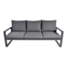 Loungebank Pina Colada Negro 209x80cm