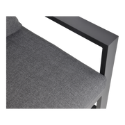 Loungebank Pina Colada Negro 209x80cm