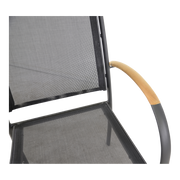 Stapelstoel Monza zwart