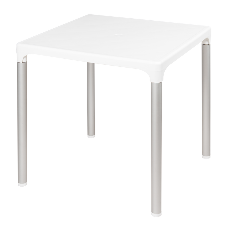 Tafel Bella wit 70x70cm