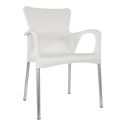 Stapelstoel Bella wit