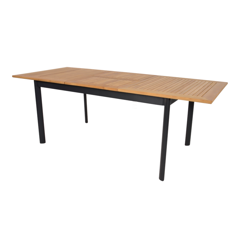 Uittrektafel Monza antraciet 152/210x89cm