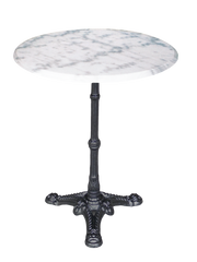 Tafel marmer wit Ø60cm