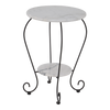 Bijzettafel marmer wit Ø25/Ø41cm