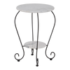 Bijzettafel marmer wit Ø25/Ø41cm