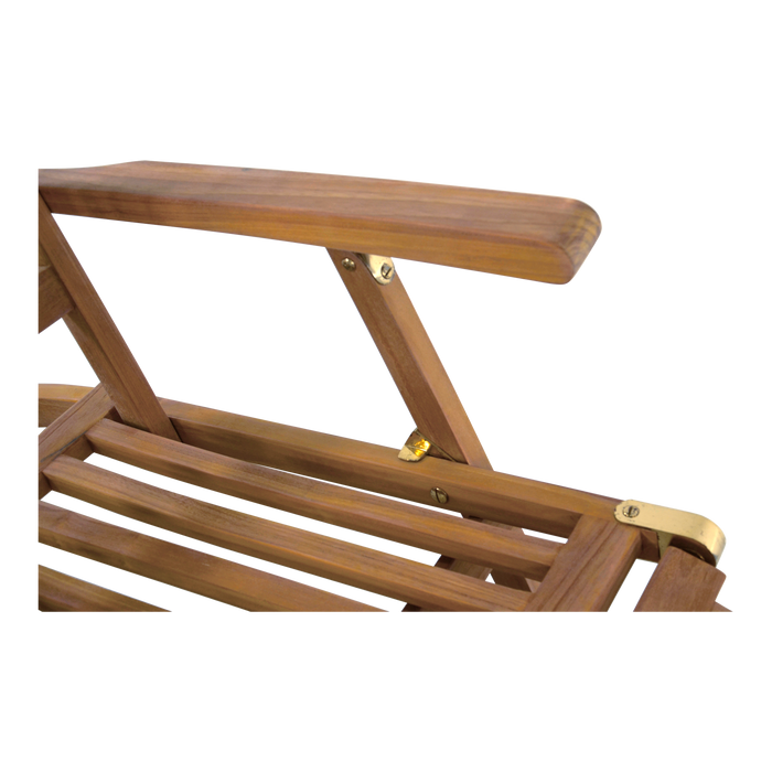 Deckchair teak verstelbaar