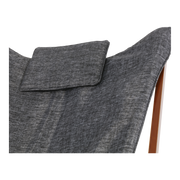 Vlinderstoel, grijs gemeleerd