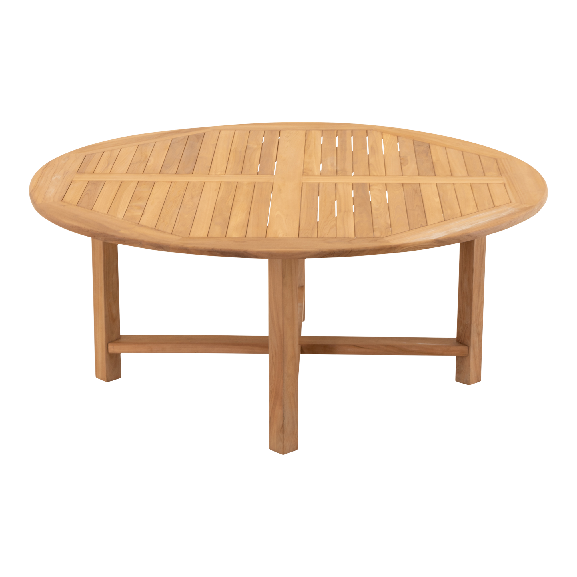 Tafel teak ø180x75cm