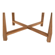 Tafel teak ø180x75cm