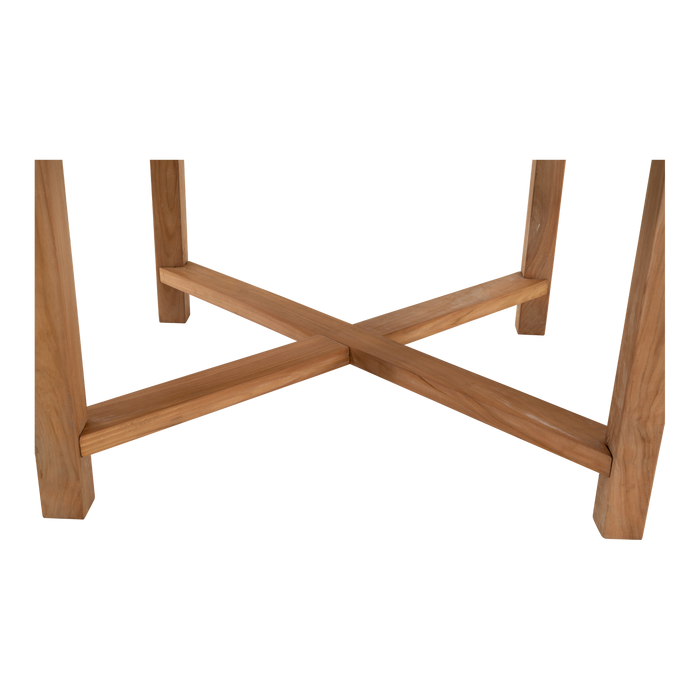 Tafel teak ø180x75cm