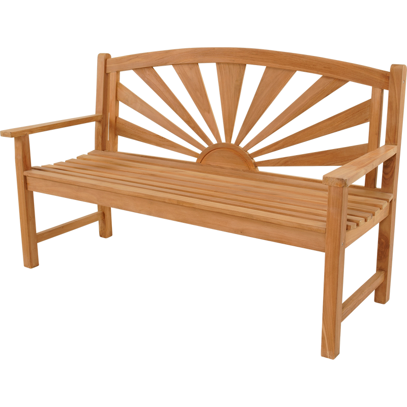 Bank teak Sunburst 156cm