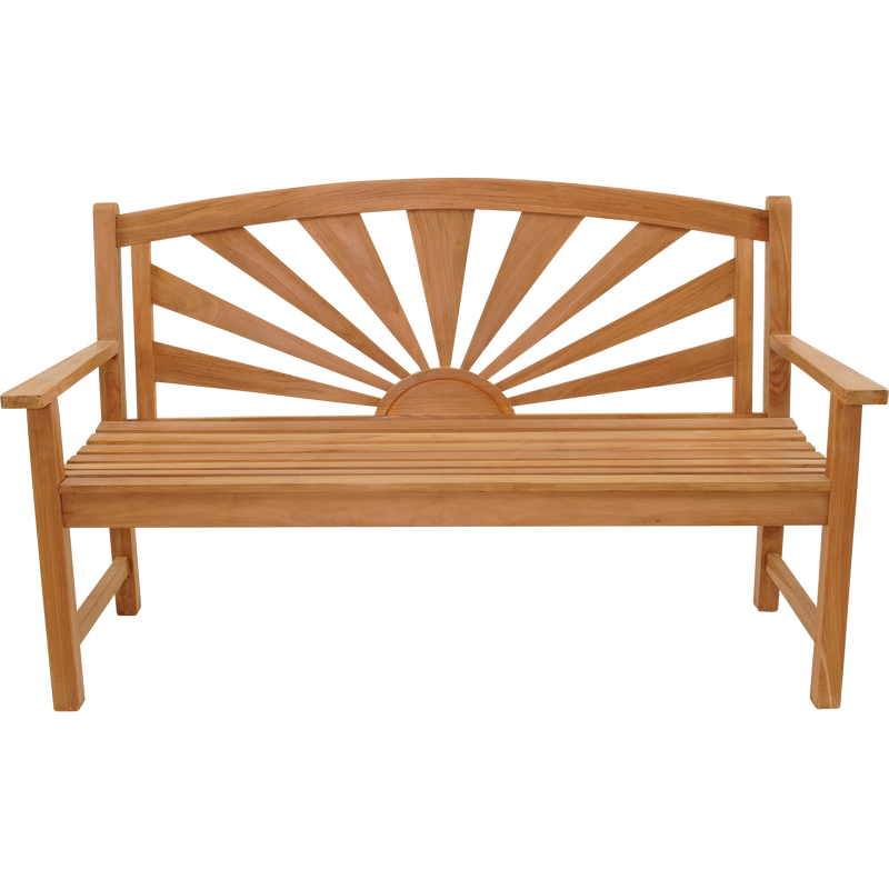 Bank teak Sunburst 156cm