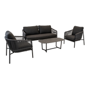 Loungeset Osaka zwart