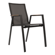 Stapelstoel Tarragona Teak Negro