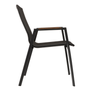 Stapelstoel Tarragona Teak Negro