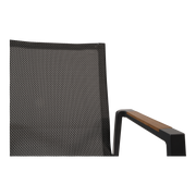 Stapelstoel Tarragona Teak Negro