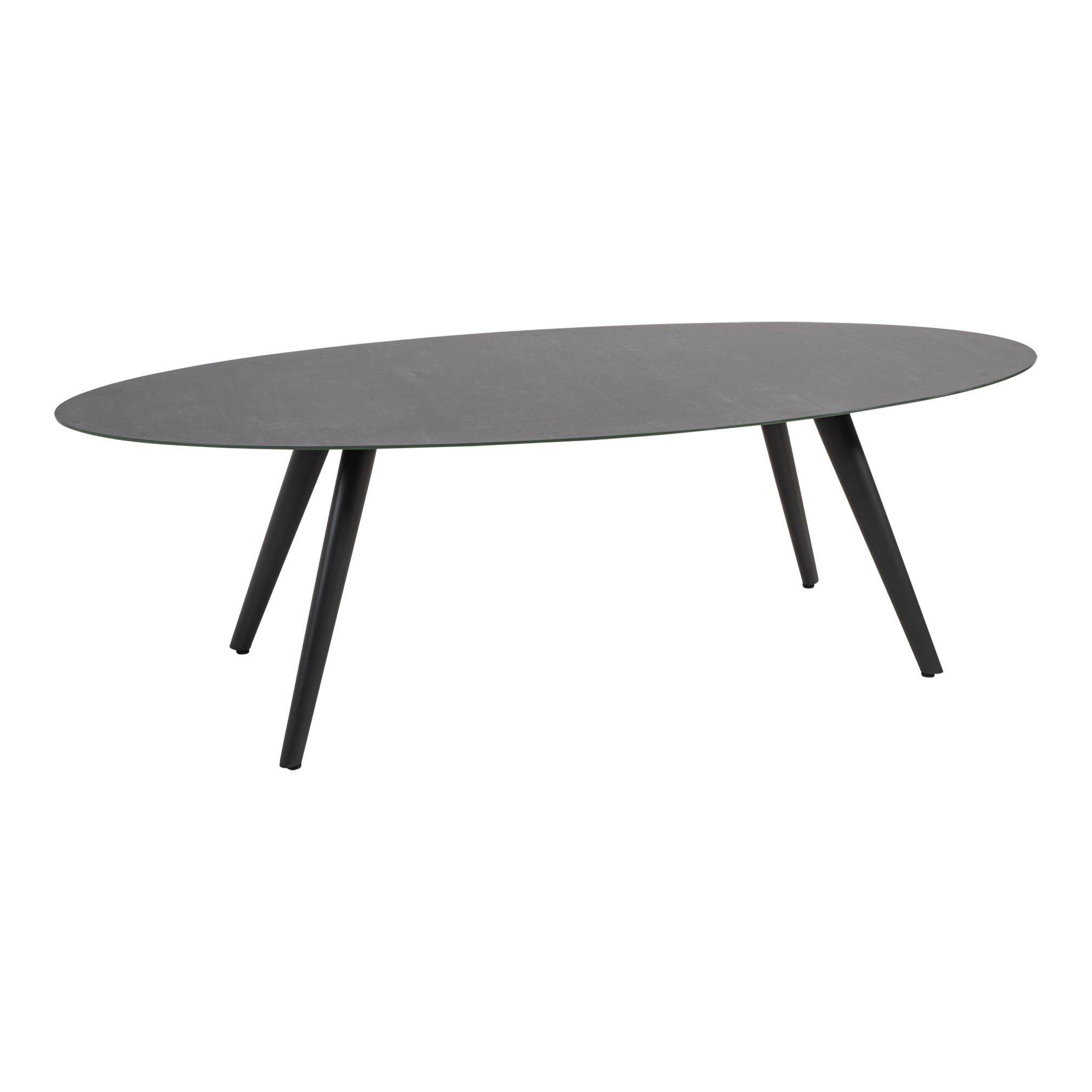 Tafel Mojito Ceramic Negro ovaal 240x110cm