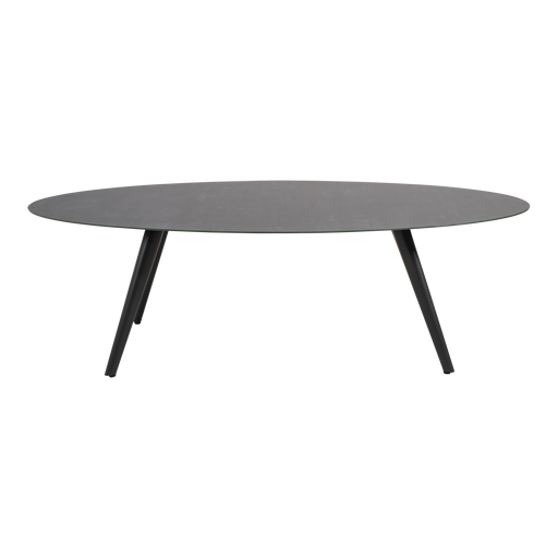 Tafel Mojito Ceramic Negro ovaal 240x110cm