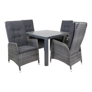 Tafel Castilla 2.0 Negro 100x100cm