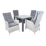 Tafel Castilla 2.0 Negro 100x100cm